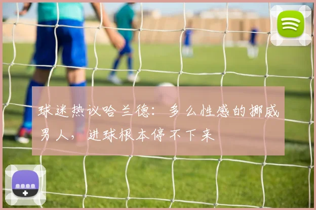 球迷热议哈兰德：多么性感的挪威男人，进球根本停不下来