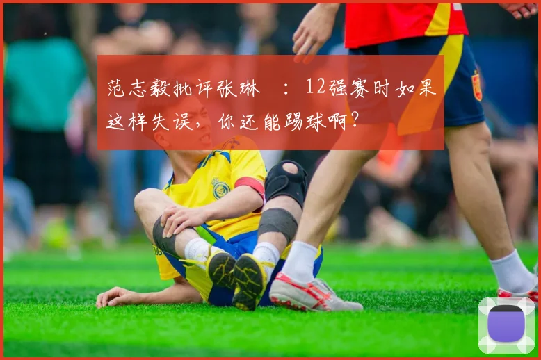 范志毅批评张琳芃：12强赛时如果这样失误，你还能踢球啊？