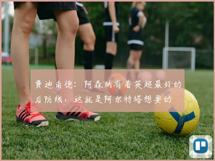 费迪南德：阿森纳有着英超最好的后防线，这就是阿尔特塔想要的